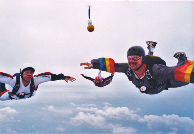 Skydiver in freefall, Skydive Archway
