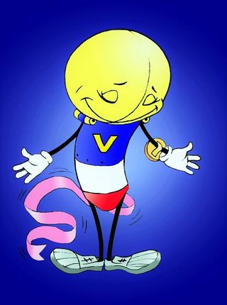 Vladiball cartoon illustration