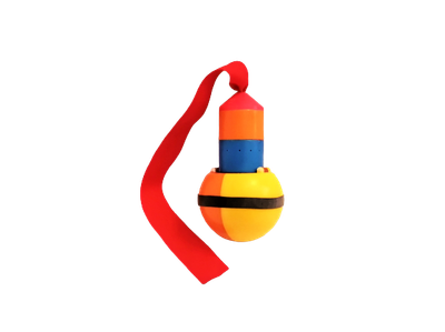 Vladiball with a red streamer